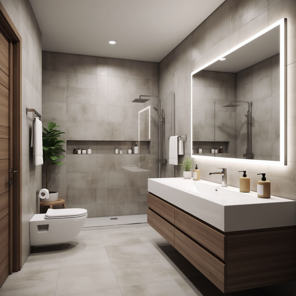 бежевая ванная 2026