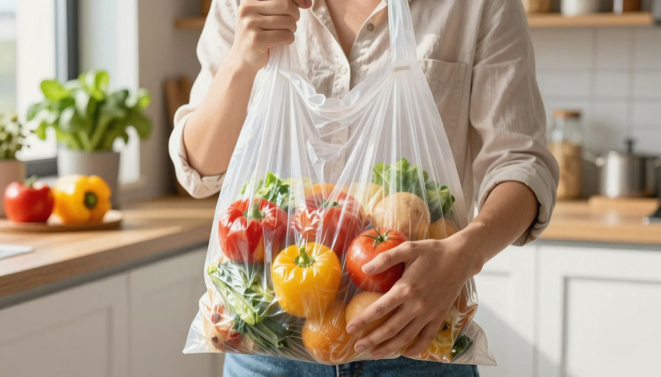 пакет с продуктами